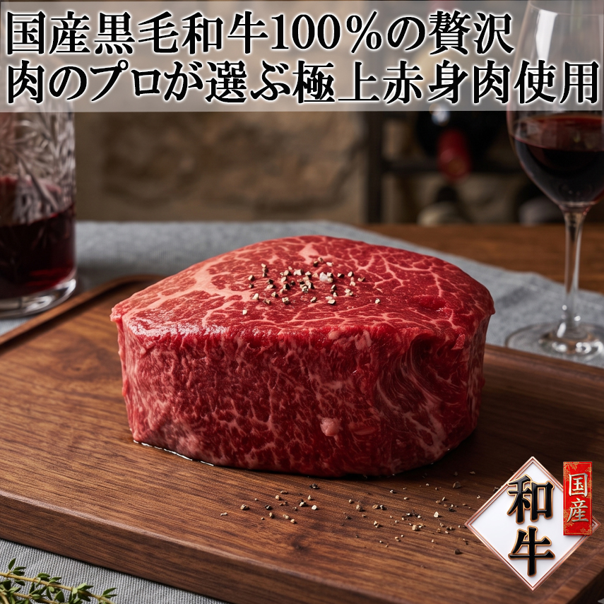 高級な黒毛和牛使用