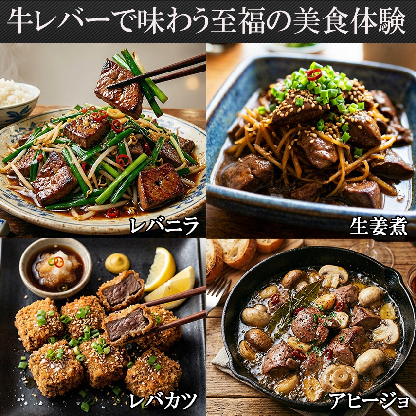 食卓が名店に変わる、万能牛レバー