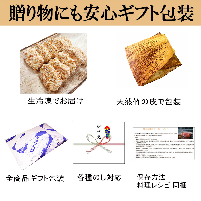 イベリコ豚メンチカツギフト包装梱包